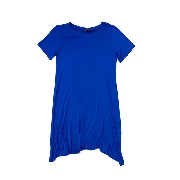 tinyhi Dresses & Skirts - TINYHI Blue short sleeve casual cotton dress small